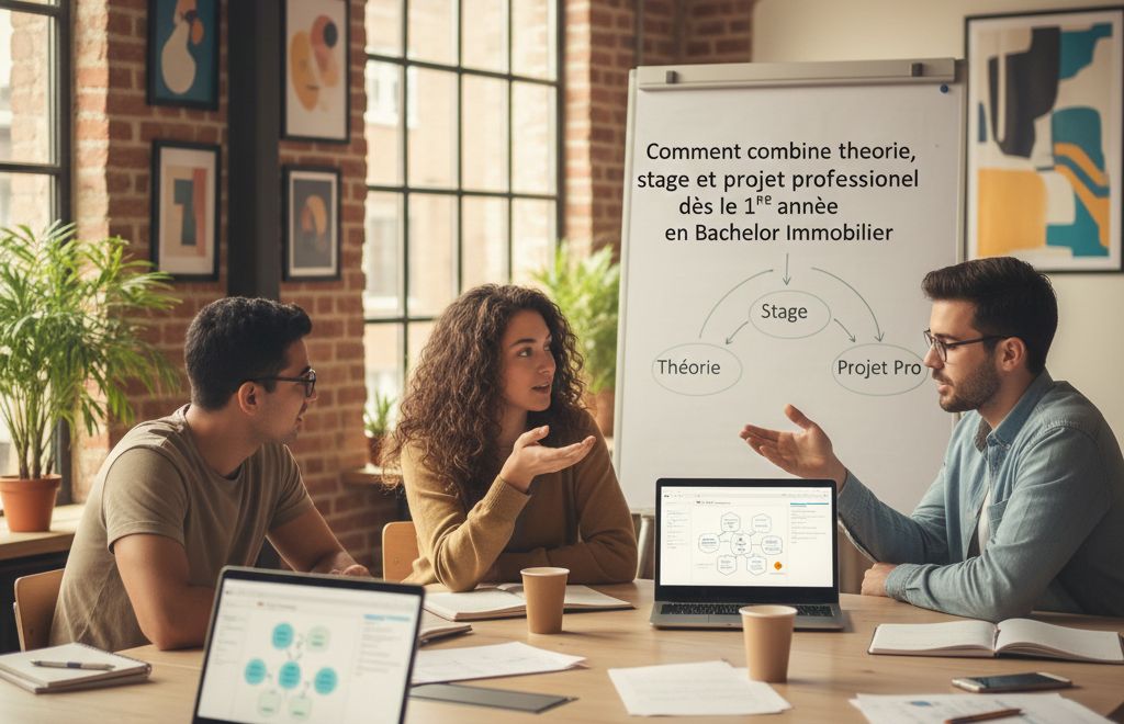 Bachelor Immobilier : comment combiner théorie, alternance et projet professionnel dès la 1ʳᵉ année