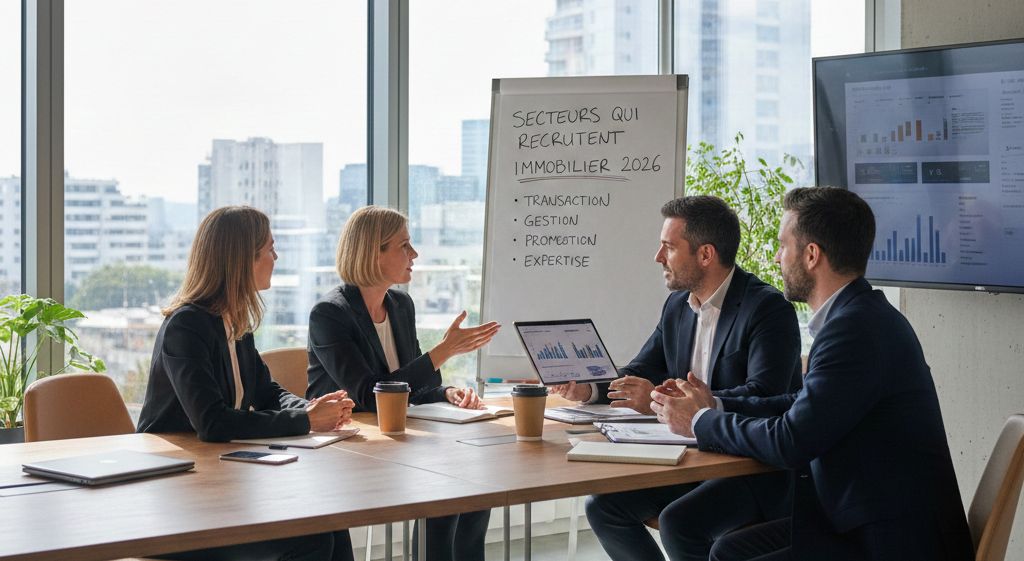 Formation immobilier : quels secteurs recrutent vraiment en 2026 (transaction, gestion, promotion, expertise) ?