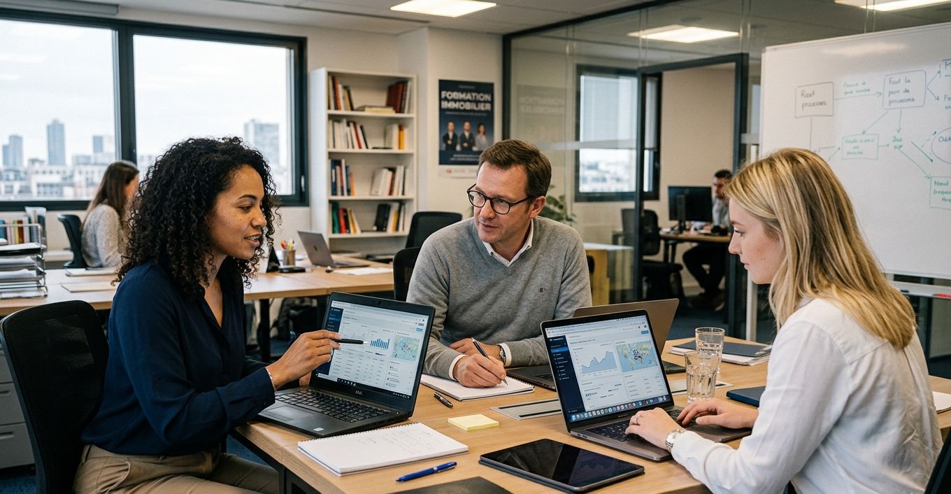 Formation immobilier : quels outils PropTech les étudiants utilisent-ils vraiment en stage et en agence en 2026, logiciels, IA et plateformes décryptés