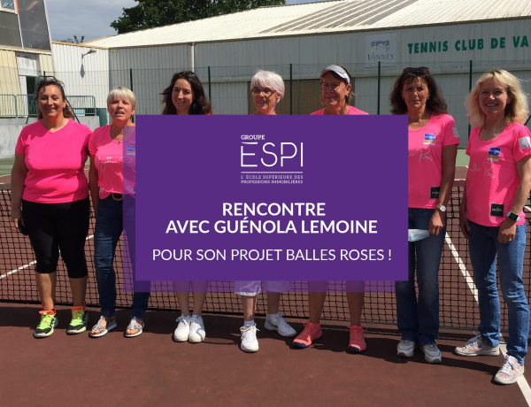 NANTES | Rencontre avec Guénola LEMOINE, Espienne & passionnée de tennis, à l’origine du projet caritatif & sportif Balles Roses !