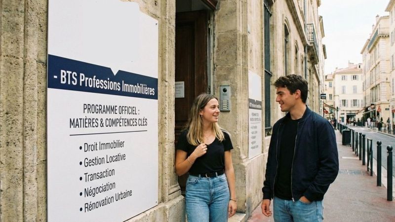 BTS profession immobilière : programme officiel, matières et compétences clés