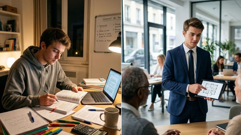 BTS immobilier : comment organiser ses révisions et son alternance sans s&rsquo;épuiser