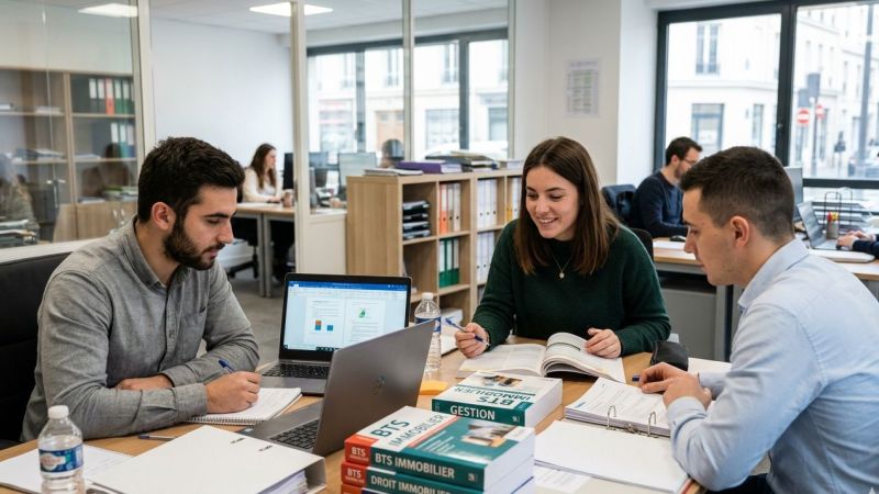 BTS immobilier : réussir sa première année quand on vient d’un bac pro ou technologique, conseils de mise à niveau, méthodes et ressources