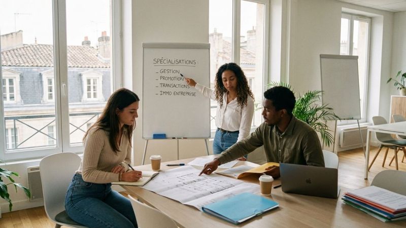 BTS Immobilier Bordeaux : quelles spécialisations possibles après 2 ans ?