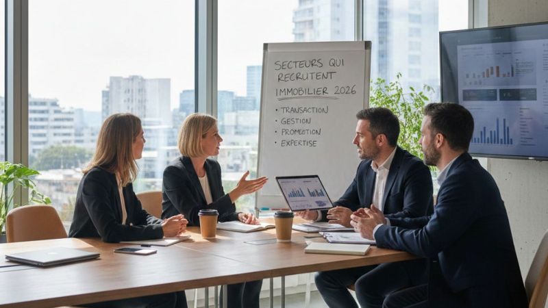 Formation immobilier : quels secteurs recrutent vraiment en 2026 (transaction, gestion, promotion, expertise) ?