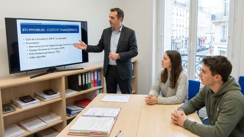 BTS immobilier : combien coûte la formation et quelles solutions de financement existent ?