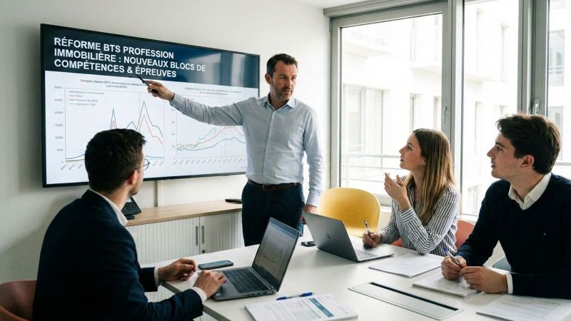 BTS profession immobilière : que change la réforme récente du diplôme ?