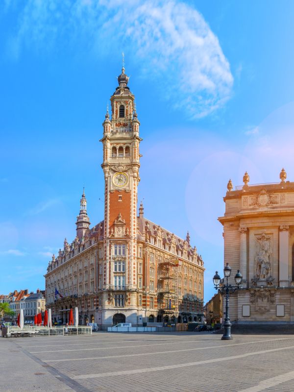 opera house and chamber of commerce in lille france