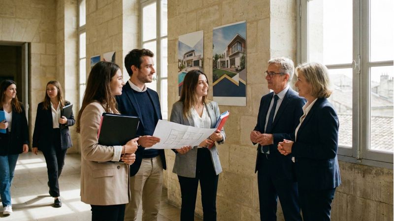 Les avantages d’un réseau d’alumni pour un étudiant en BTS immobilier Bordeaux