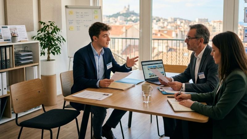 BTS Professions Immobilières : comment trouver son entreprise d&rsquo;alternance à Marseille, méthodes, timing et erreurs à éviter