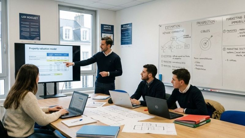 BTS immobilier : quelles compétences développées dès la première année ?