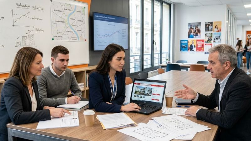 École immobilier Bordeaux : immersion dans la pédagogie ESPI, entre terrain et expertise métier