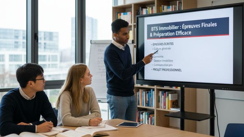 BTS immobilier : quelles sont les épreuves finales et comment s’y préparer efficacement ?