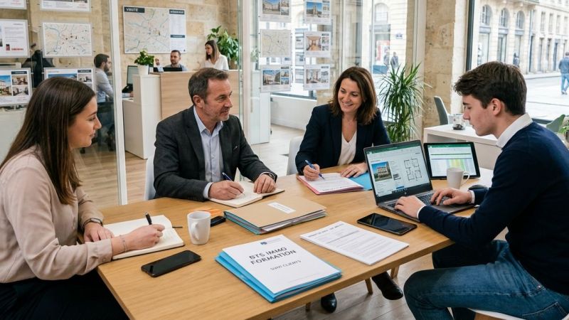 BTS immobilier Bordeaux : à quoi ressemble concrètement une semaine de cours et d’alternance ?