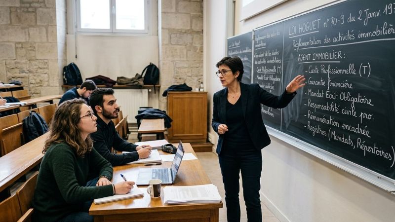 BTS immobilier : comprendre et appliquer la loi Hoguet, ce que tout futur professionnel doit maîtriser 