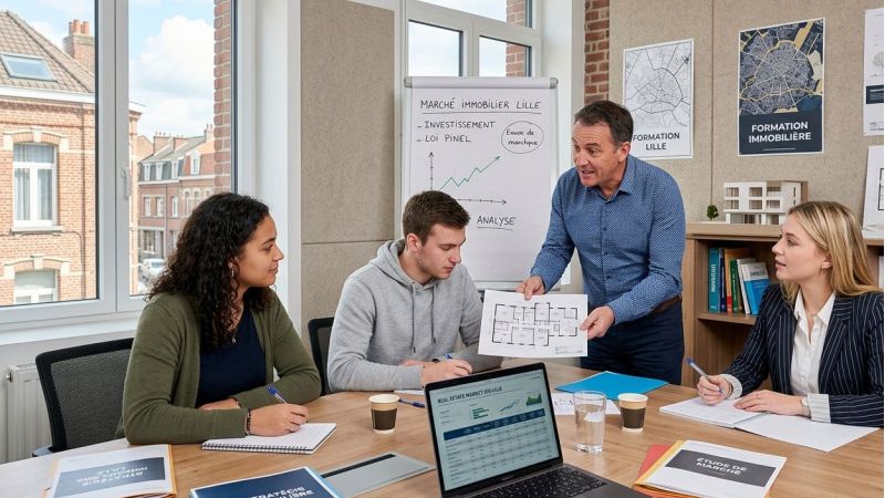 École immobilier Lille : comment reconnaître une formation vraiment professionnalisante ?